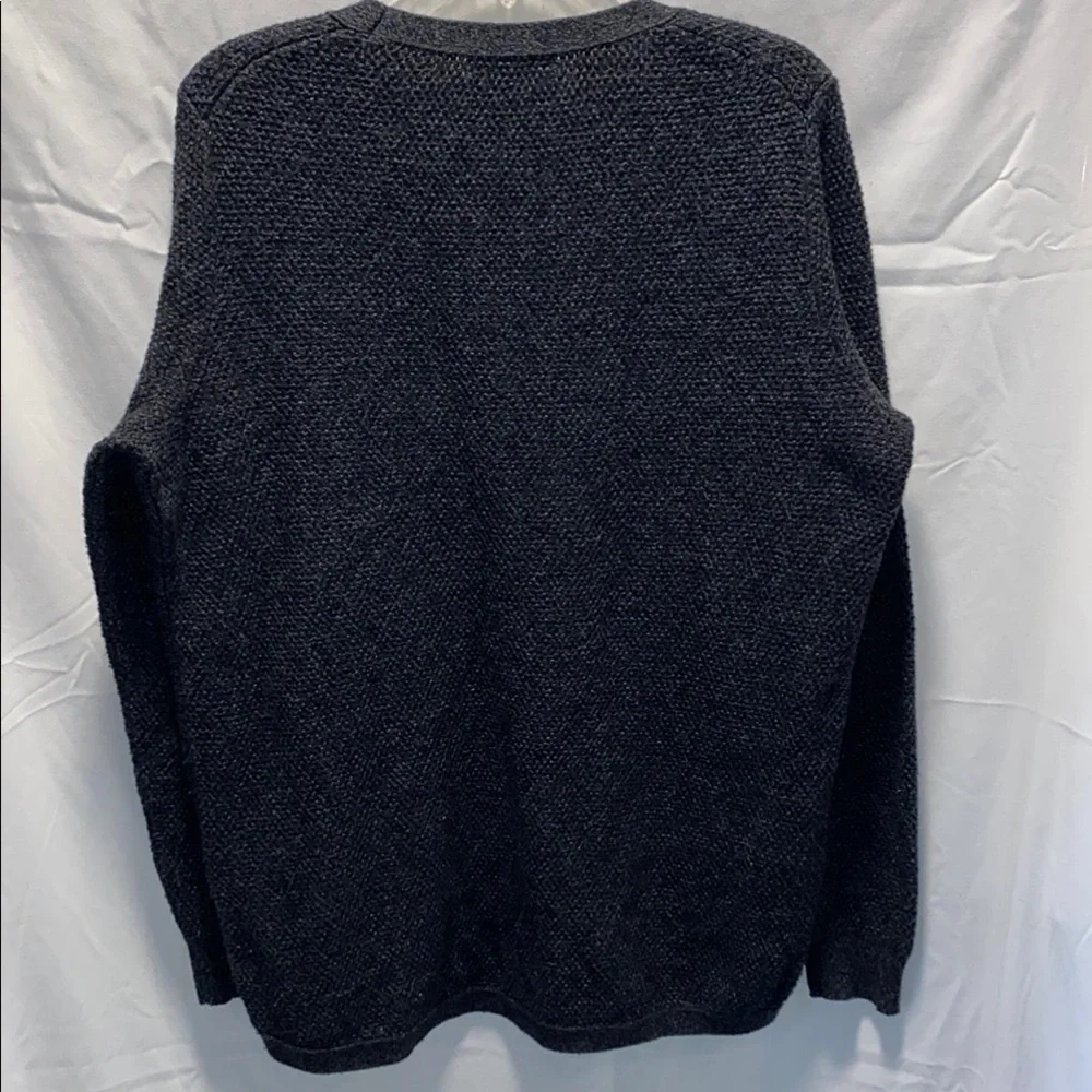 Madewell Charcoal Textured Crew Neck Sweater - Picture 6 of 7